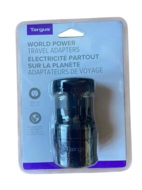 NWT Original Packaging Targus Universal World Travel Adapter Black One Size